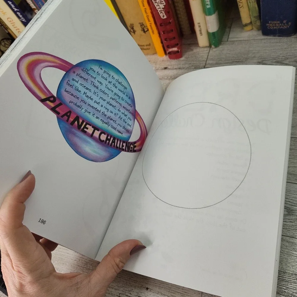 Color Me Creative Kristina Webb‎ 2015 First Edition Softcover Art Challenge Book